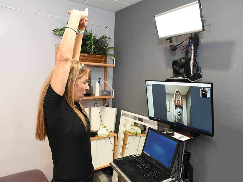 Telehealth physical therapy services