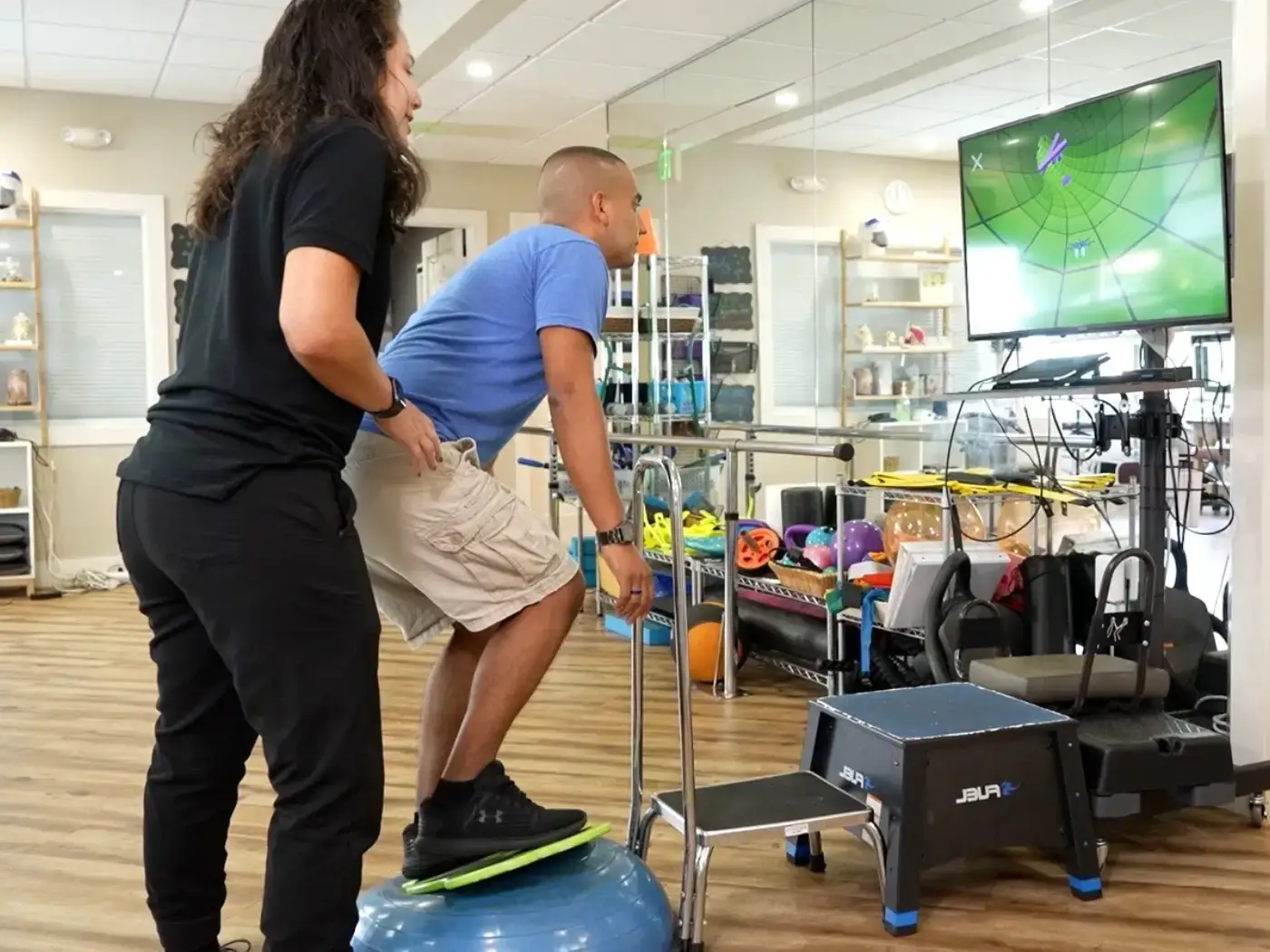 Man receiving Balance Gait Disorders treatment