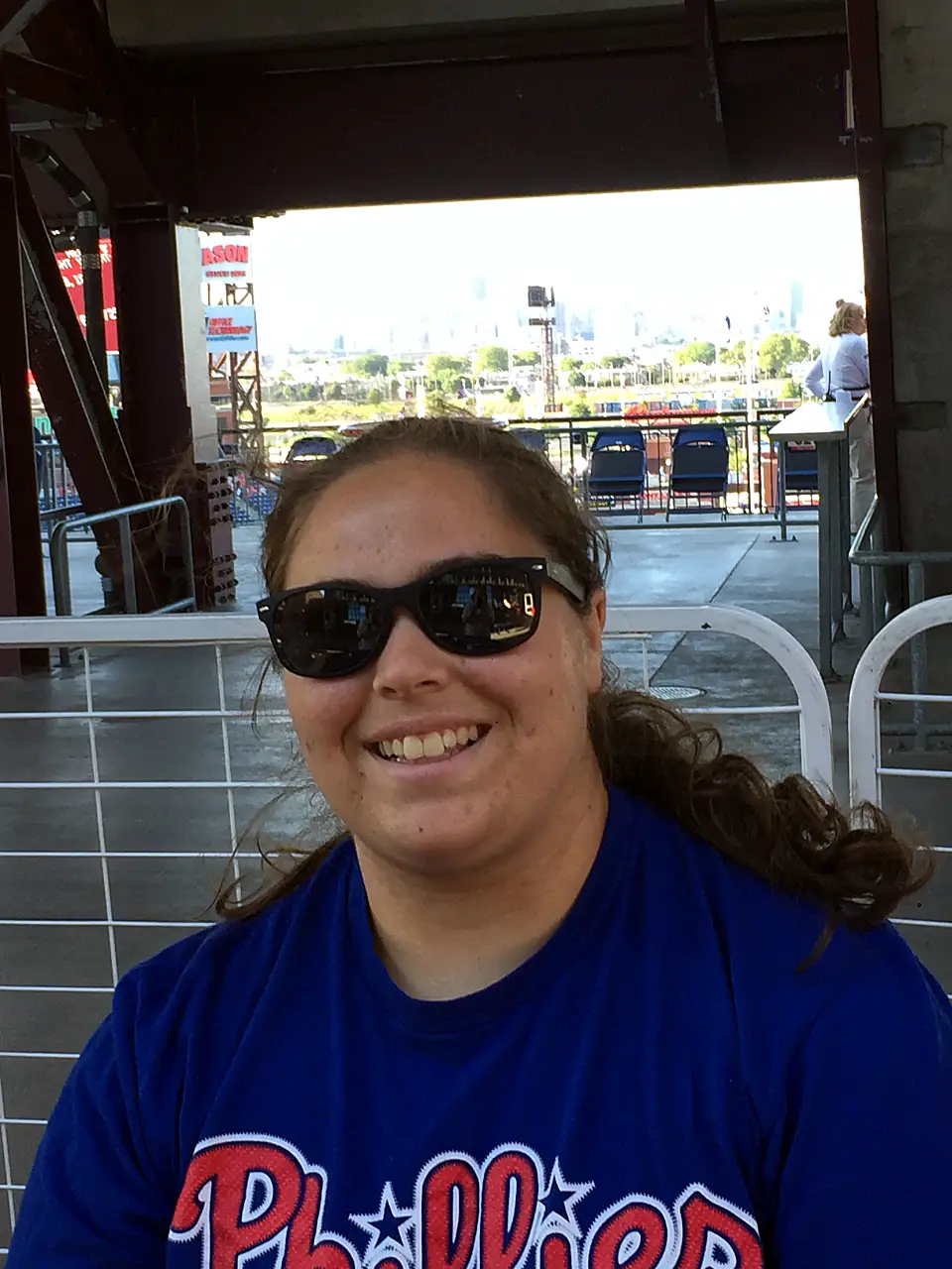 Dr. Rachel Mindel at the stadium